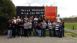 A full load of keen supporters travelled to Palmerston North to support the Magpies take on the Manawatu Turbos